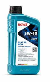 Rowe HIGHTEC SYNT RS 5W40 HC-D sn/cf;  1L  MB 229.5; Porsche A40; BMW Longlife-01