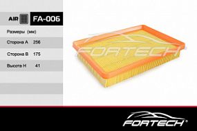 FA-006 FORTECH Воздушный фильтр Hyundai elantra/santa fe; Kia cerato 01-
