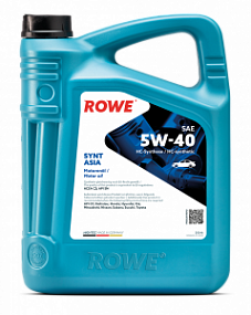Rowe HIGHTEC SYNT ASIA 5W40;  4L (ACEA C3, API SN/CF)