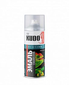 KUC267-7 KUDO Эмаль декоративная CHAMELEON - Фиалковая лагуна (сиреневый-фиолетовый-синий); 520мл
