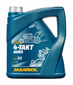 Mannol 7203 4-Takt AGRO SAE 30; 4L Масло для сельхоз. техники
