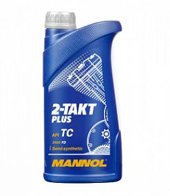 Mannol 7204 2-Takt PLUS; 1L Полусинт. моторное масло