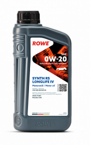 Rowe HIGHTEC SYNT RS LONGLIFE IV 0W20 c5;  1L VW 508 00/509 00; Porsche C20