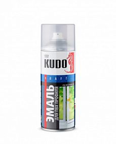 KU6101 KUDO Эмаль для ПВХ профиля - Белая; 520мл