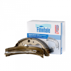 FINWHALE VR811 Тормозные колодки задние барабанные; Largus