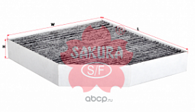 CA-26210 SAKURA Салонный фильтр Mercedes w205 13-, w213 16-