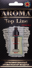 AROMA Top Line Ароматизатор воздуха  №3  картон - Dior Homme Sport