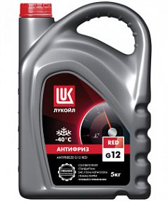 Лукойл АНТИФРИЗ G12 RED;  к. 5кг.