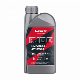 Lavr Мото RIDE UNIVERSAL 4T 10W50 SM - МОТОРНОЕ МАСЛО; 1л