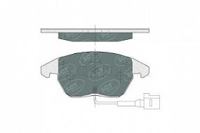 SP367 SCT Тормозные колодки передн. Vag