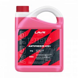 Lavr Мото RIDE MOTOLINE ANTIFREEZE G12+  - Красный; 5кг