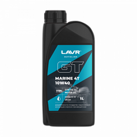 Lavr Moto GT MARINE 4T 10W40 SM МОТОРНОЕ МАСЛО; 1л.
