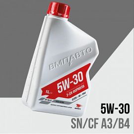 ВМПАВТО Валера 5W30 3-SN A3/B4;   1L
