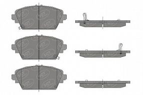 SP442 SCT Тормозные колодки передн.NISSAN, ROVER