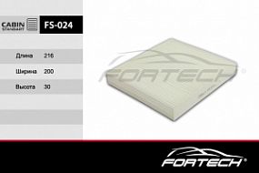 FS-024 FORTECH Салонный фильтр Mitsubishi outlander/lancer 08-
