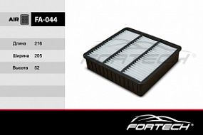 FA-044 FORTECH Воздушный фильтр Mitsubishi lancer V-VII, outlander I-II, pajero II