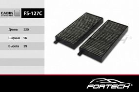FS-127C FORTECH Угольный фильтр салона Ssangyong kyron/actyon 06-