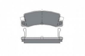 SP106 SCT Тормозные колодки задние Lexus rx300 00-03; Toyota avensis/camry/corolla 85-03