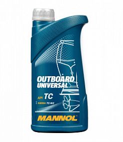 Mannol 7208 OUTBOARD UNIVERSAL TC-W2;  1L Мин. моторное масло для лодок