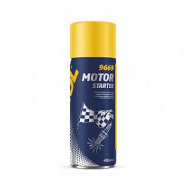 Mannol 9669 MOTOR STARTER Quick start; 450ML Средство для быстрого запуска двиг.