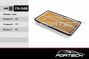FA-048 FORTECH Воздушный фильтр Mazda 6 (gg/gy/gh) 02-13