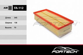 FA-112 FORTECH Воздушный фильтр Vag