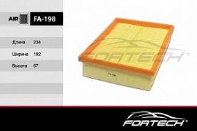 FA-198 FORTECH Воздушный фильтр Hyundai sonata V; Kia magentis 05-