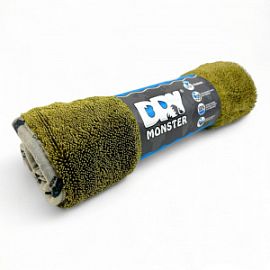 Dry Monster TOWEL STANDART Зеленое 50x60см. Полотенце для сушки - крученая петля
