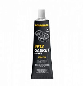 Mannol 9912 Gasket Maker BLACK; 85G Черный силиконовый герметик (-40С до +230С)