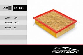 FA-148 FORTECH Воздушный фильтр Bmw e34/e39/e32/e38/e31/e53; A6/Passat/Superb 96-05