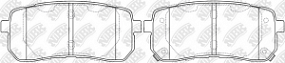 PN0457 NIBK Тормозные колодки задние Hyundai ix55 08-; Kia carnaval 06-