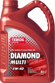 Teboil DIAMOND MULTI 5W40 sn/cf;  к.4л, API SN Plus, Acea A3/B4, VW 502.00/505.00, BMW LL-01