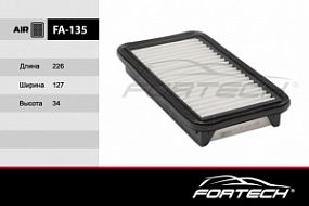 FA-135 FORTECH Воздушный фильтр Fiat sedici; Suzuki sx4 06-