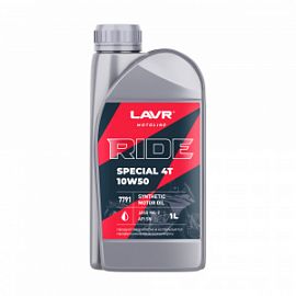 Lavr Мото RIDE SPECIAL 4T 10W50 SN - МОТОРНОЕ МАСЛО; 1л