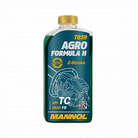 Mannol 7859 AGRO HSQ TC; 1L Синт. масло для 2такт. двиг. мотопил