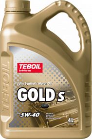 Teboil GOLD S 5W40 sn/cf;   к.4л Acea A3/B4 (mb 229.5; vw 502.00/505.00)