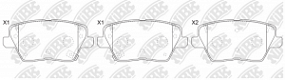 PN0795 NIBK Колодки тормозные задн. Hyundai solaris/i30 17-; Kia rio/ceed 17-