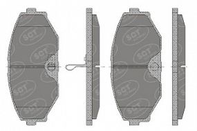 SP440 SCT Тормозные колодки передн.NISSAN Maxima