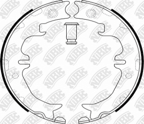 FN0567 NIBK Колодки ручного тормоза Lexus/Toyota